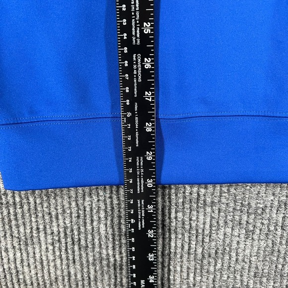 Antigua Bridgestone Pullover Vest Mens Large Blue Sleeveless 1/4 Zip Mock Neck - Picture 9 of 13